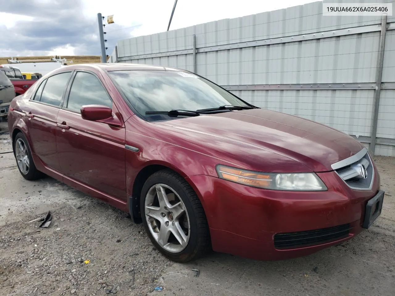 2006 Acura 3.2Tl VIN: 19UUA662X6A025406 Lot: 75816494