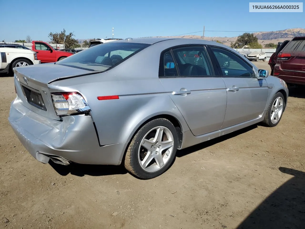 2006 Acura 3.2Tl VIN: 19UUA66266A000325 Lot: 76076914