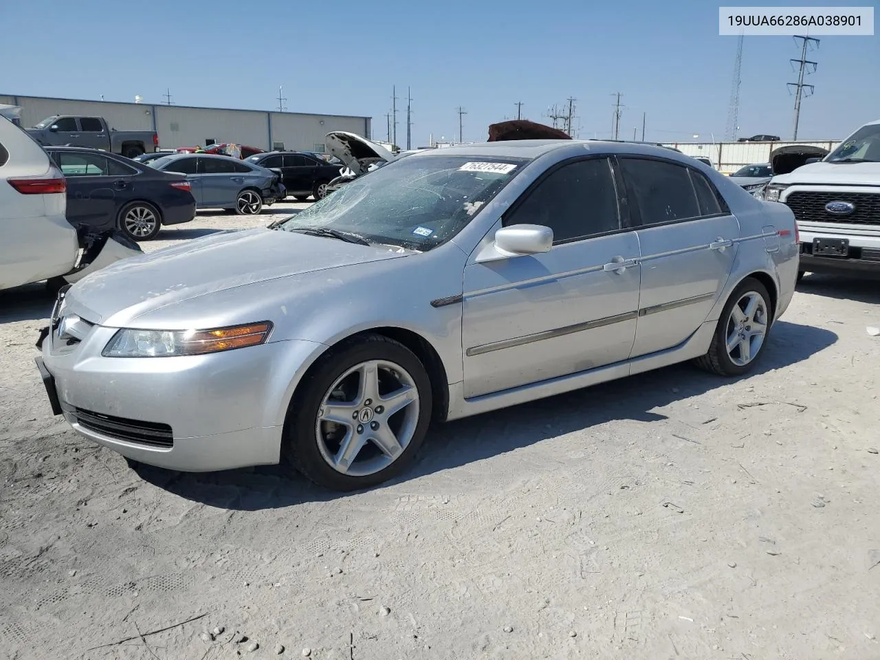 2006 Acura 3.2Tl VIN: 19UUA66286A038901 Lot: 76327544