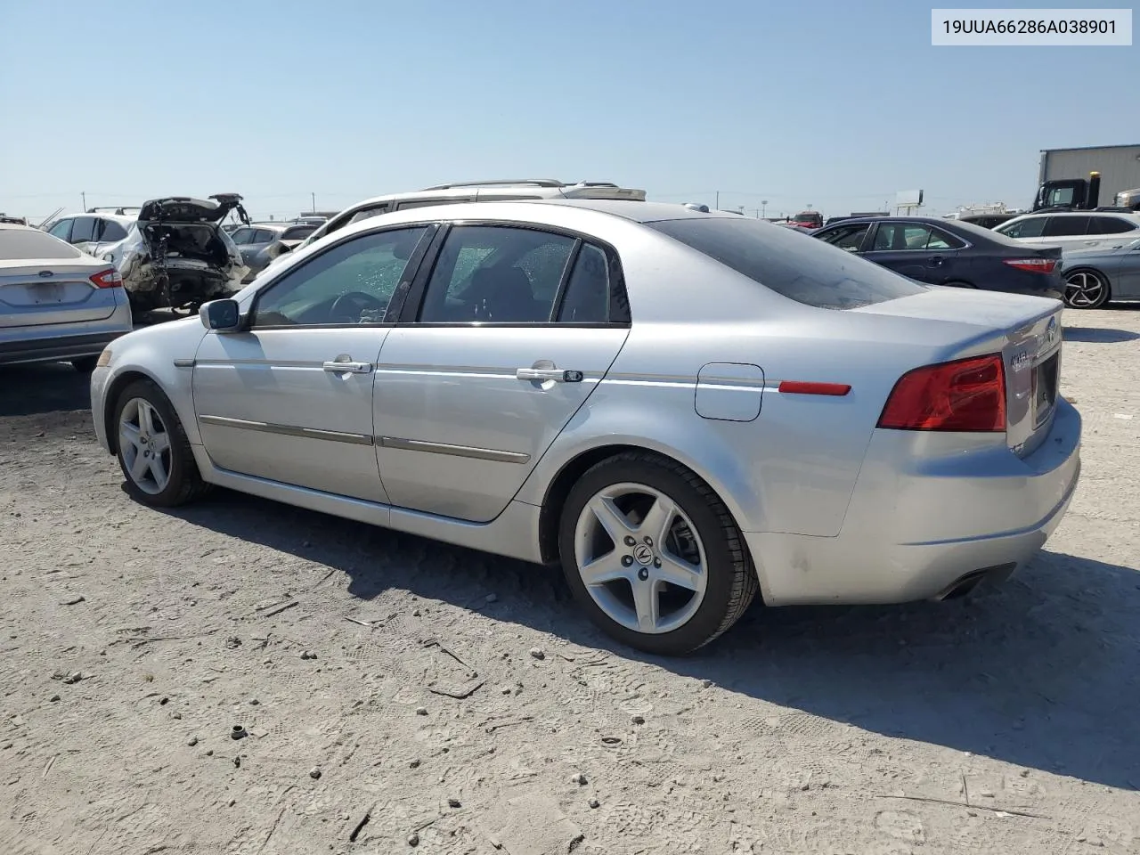 2006 Acura 3.2Tl VIN: 19UUA66286A038901 Lot: 76327544