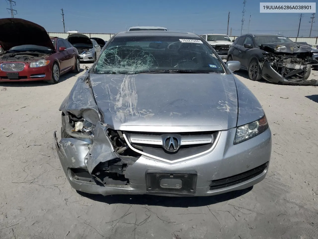 2006 Acura 3.2Tl VIN: 19UUA66286A038901 Lot: 76327544