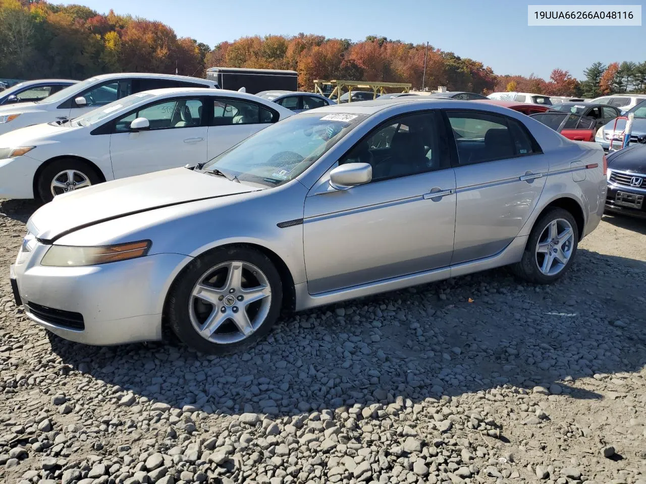 2006 Acura 3.2Tl VIN: 19UUA66266A048116 Lot: 77017764