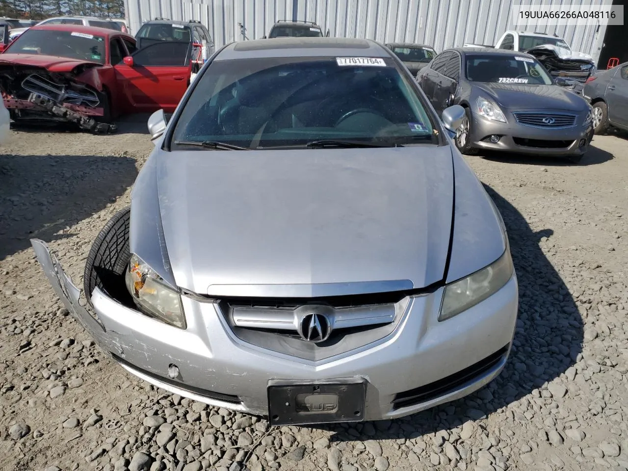 2006 Acura 3.2Tl VIN: 19UUA66266A048116 Lot: 77017764