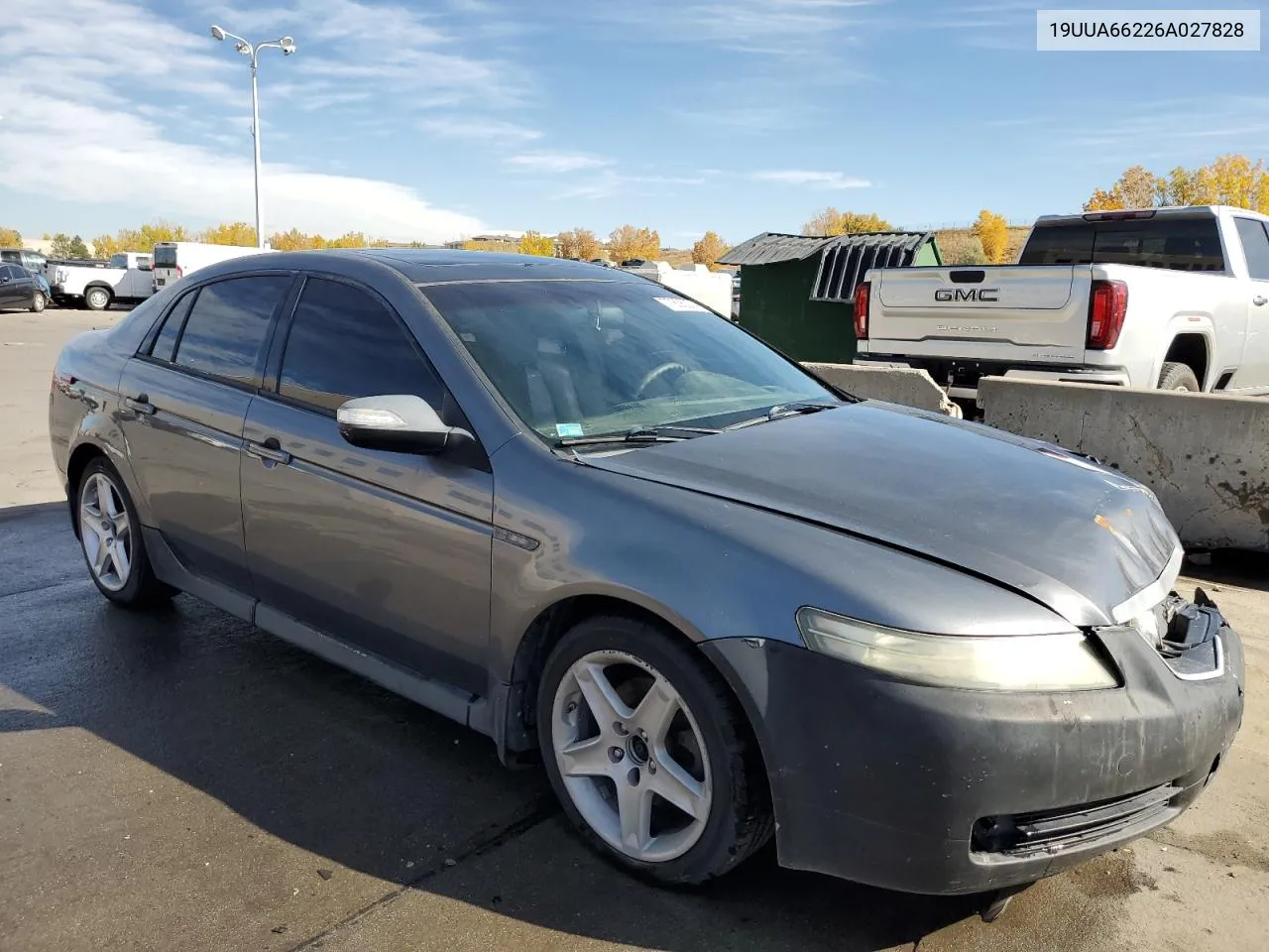 2006 Acura 3.2Tl VIN: 19UUA66226A027828 Lot: 77806274