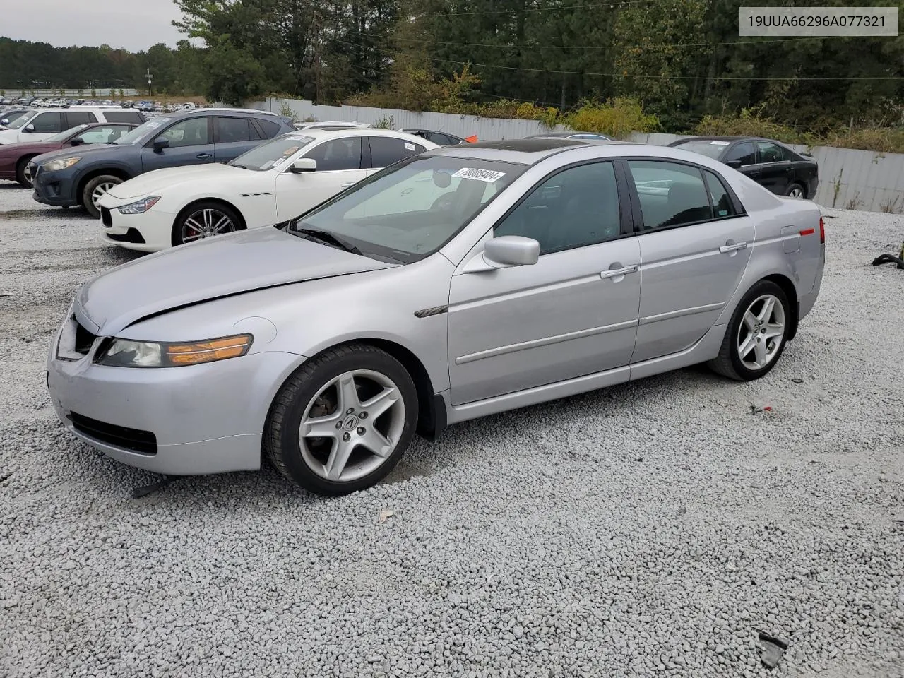 2006 Acura 3.2Tl VIN: 19UUA66296A077321 Lot: 78005404