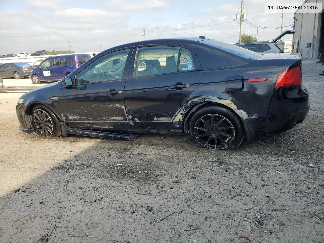 2006 Acura 3.2Tl VIN: 19UUA66276A021815 Lot: 78068954