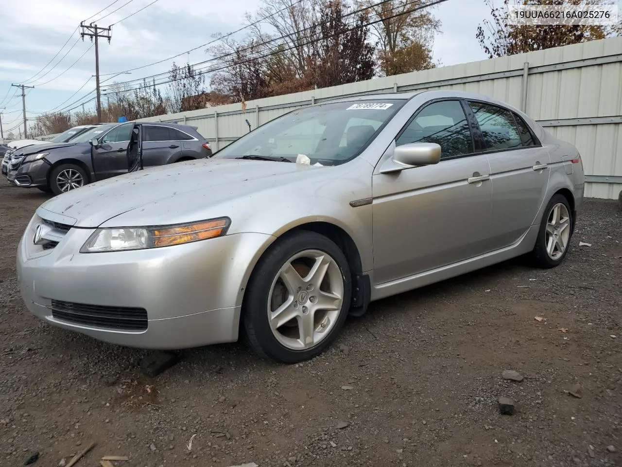 2006 Acura 3.2Tl VIN: 19UUA66216A025276 Lot: 78789774