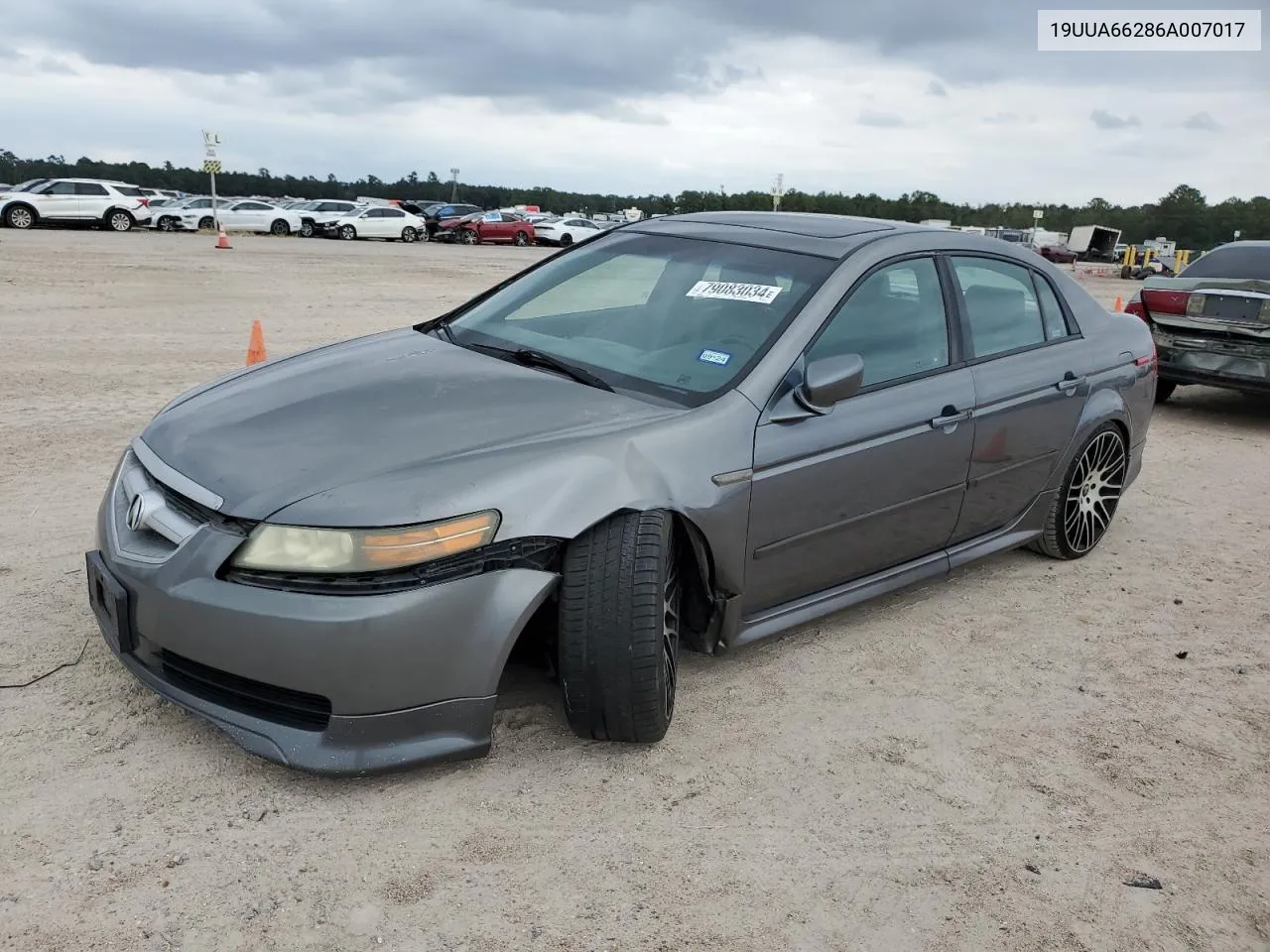 2006 Acura 3.2Tl VIN: 19UUA66286A007017 Lot: 79083034