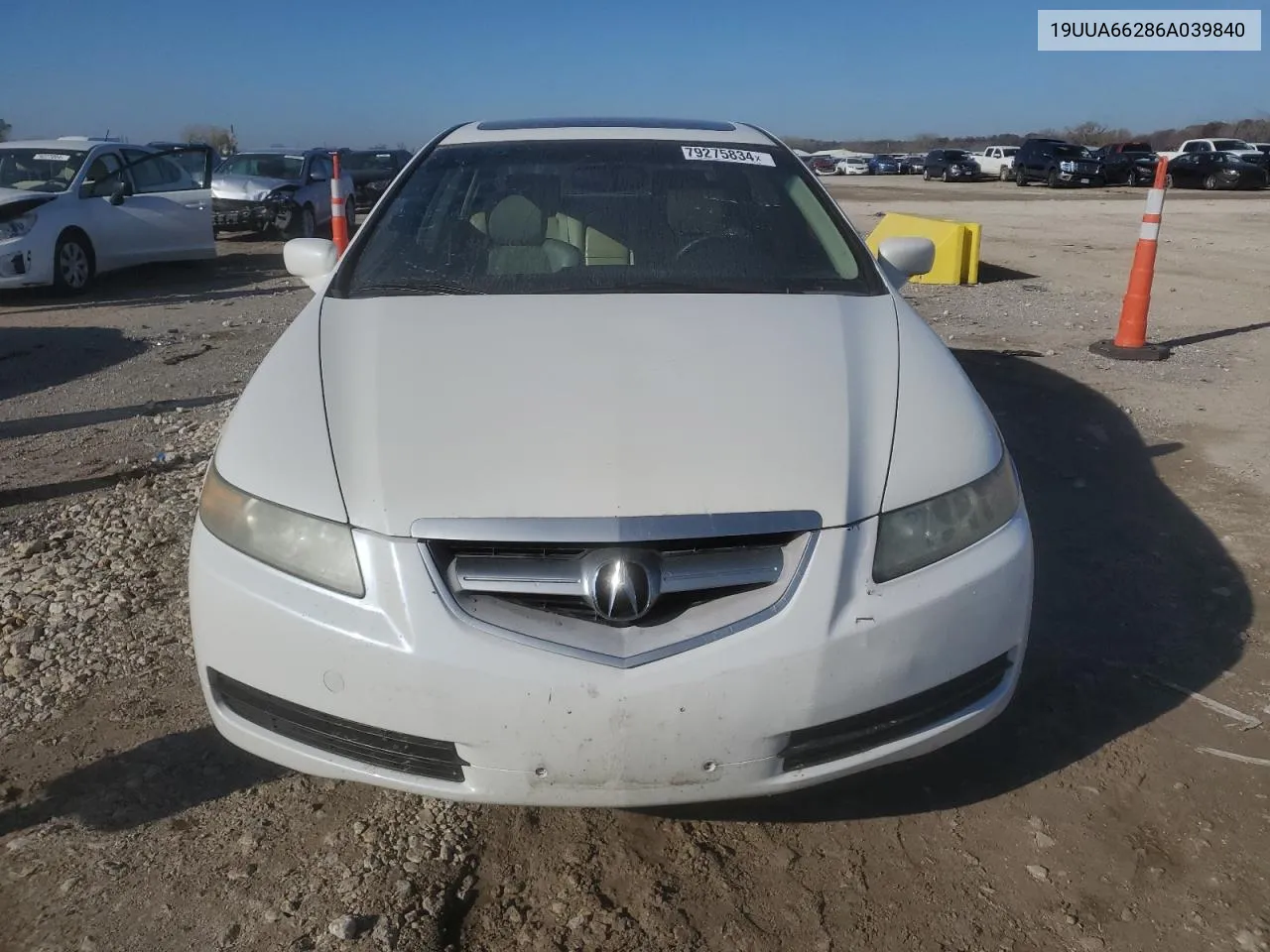 2006 Acura 3.2Tl VIN: 19UUA66286A039840 Lot: 79275834