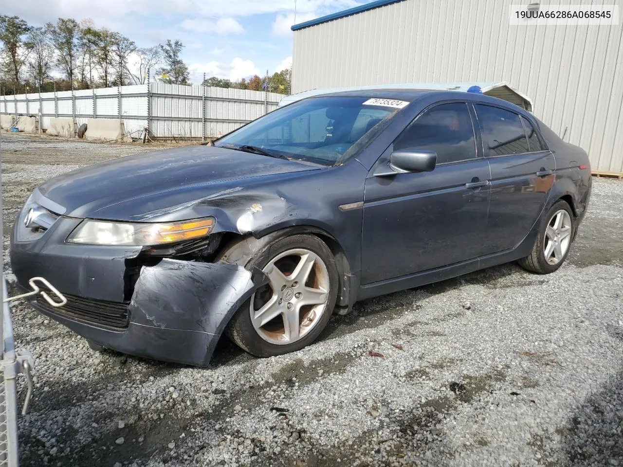 2006 Acura 3.2Tl VIN: 19UUA66286A068545 Lot: 79735324