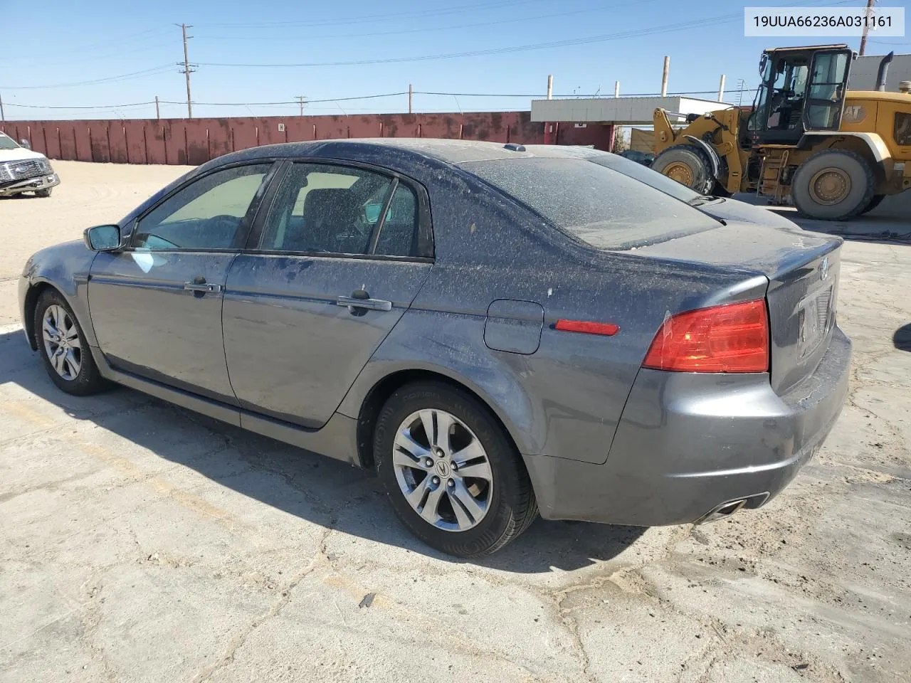 2006 Acura 3.2Tl VIN: 19UUA66236A031161 Lot: 80313404