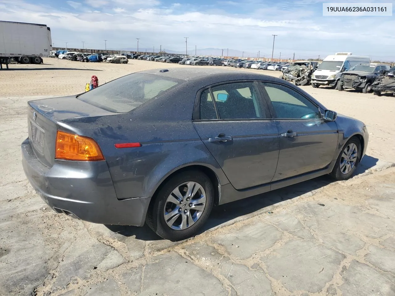 2006 Acura 3.2Tl VIN: 19UUA66236A031161 Lot: 80313404