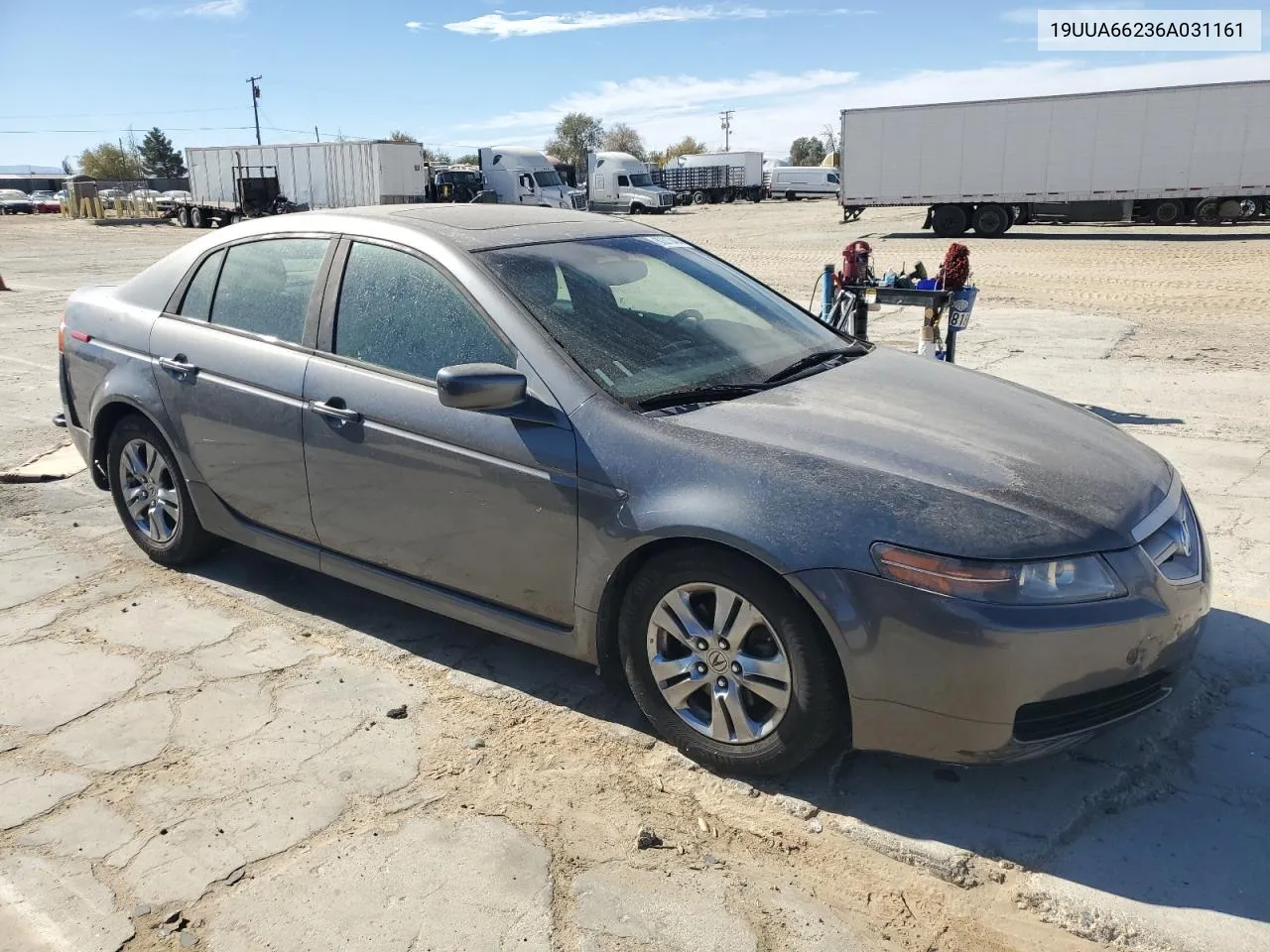 2006 Acura 3.2Tl VIN: 19UUA66236A031161 Lot: 80313404