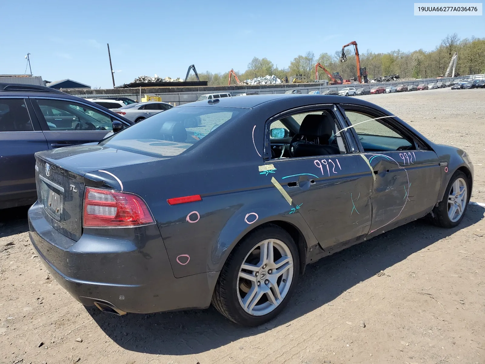 2007 Acura Tl VIN: 19UUA66277A036476 Lot: 47751754