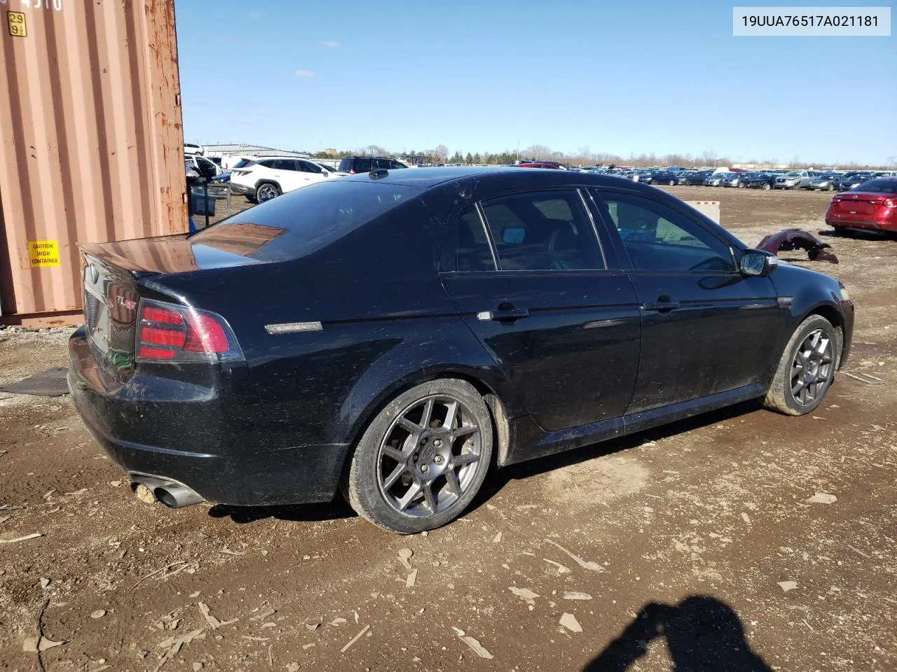 2007 Acura Tl Type S VIN: 19UUA76517A021181 Lot: 49789694