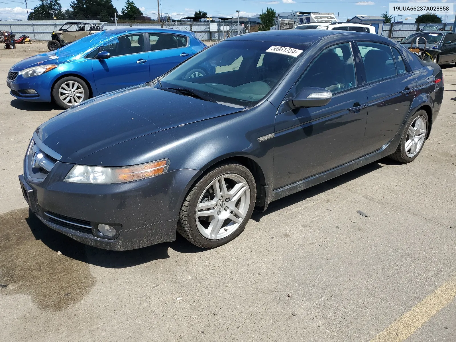 2007 Acura Tl VIN: 19UUA66237A028858 Lot: 56961234