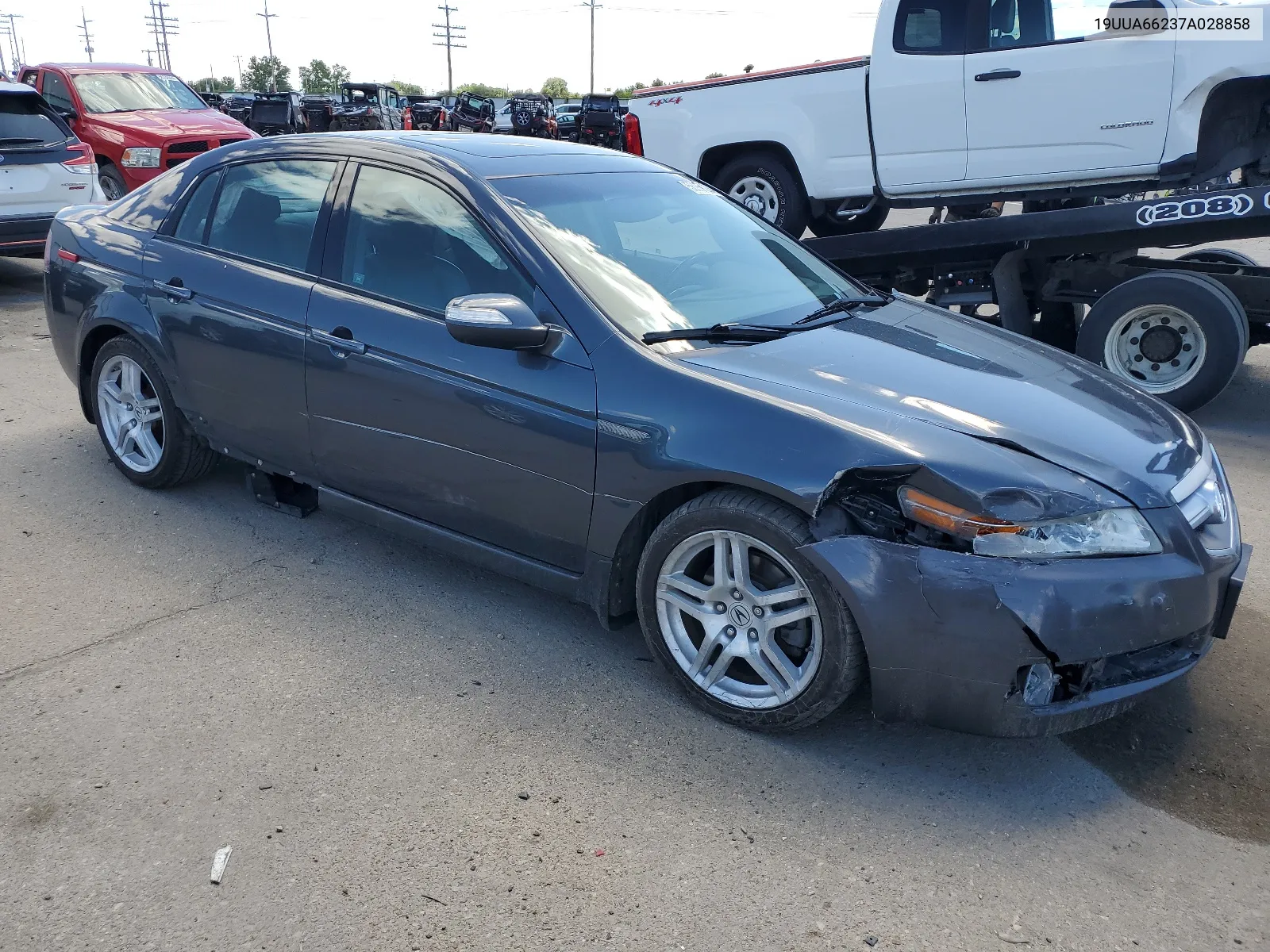 2007 Acura Tl VIN: 19UUA66237A028858 Lot: 56961234