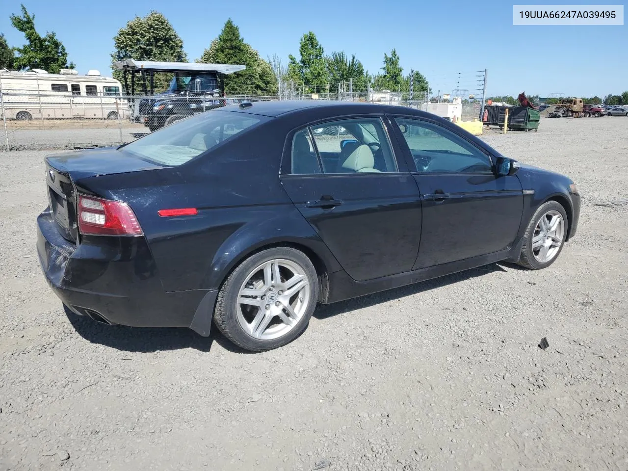 2007 Acura Tl VIN: 19UUA66247A039495 Lot: 63545174