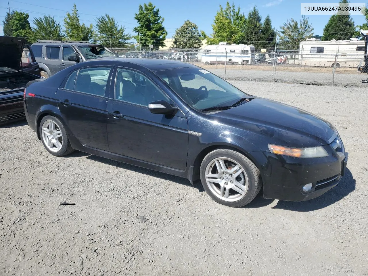 2007 Acura Tl VIN: 19UUA66247A039495 Lot: 63545174