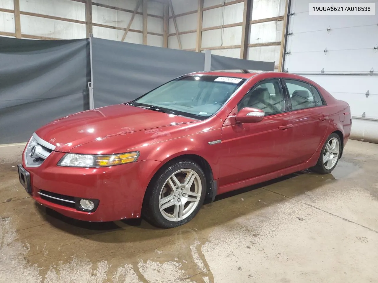 2007 Acura Tl VIN: 19UUA66217A018538 Lot: 65943544