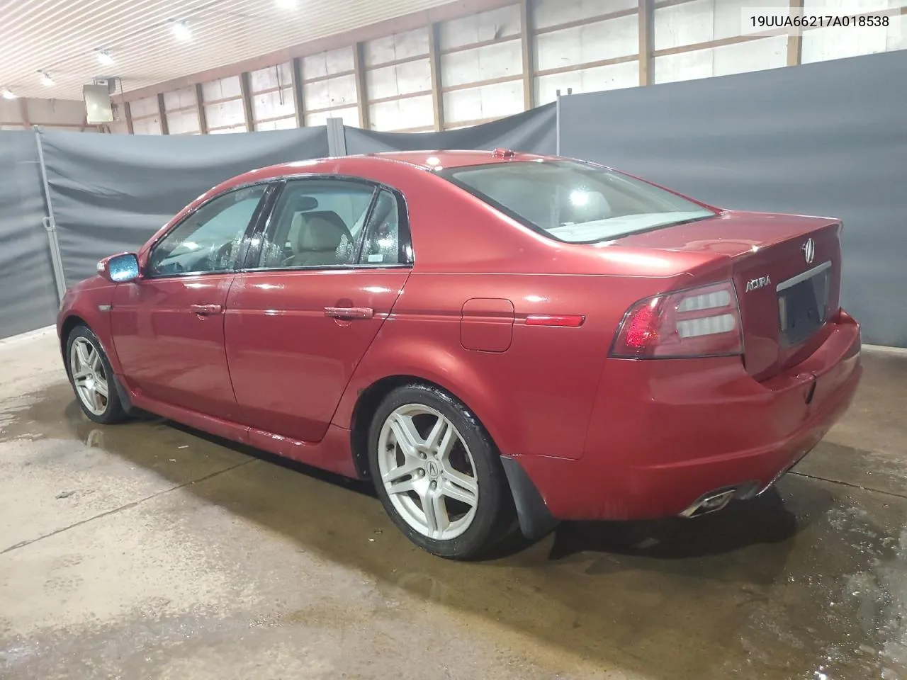 2007 Acura Tl VIN: 19UUA66217A018538 Lot: 65943544