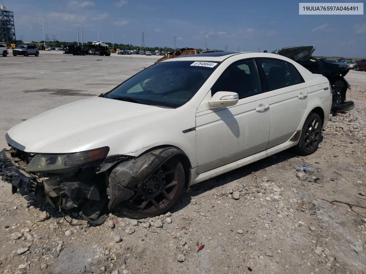 2007 Acura Tl Type S VIN: 19UUA76597A046491 Lot: 67646644