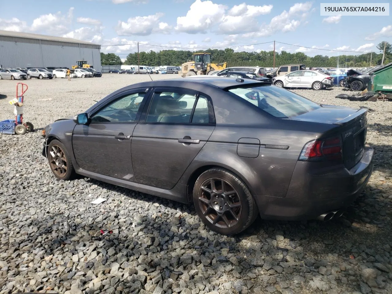 2007 Acura Tl Type S VIN: 19UUA765X7A044216 Lot: 68473084