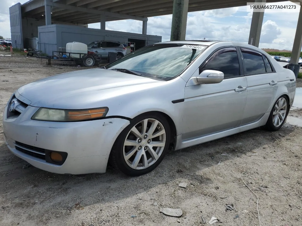 2007 Acura Tl VIN: 19UUA66277A041273 Lot: 71341484