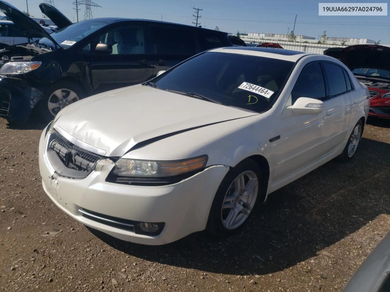 2007 Acura Tl VIN: 19UUA66297A024796 Lot: 72644464