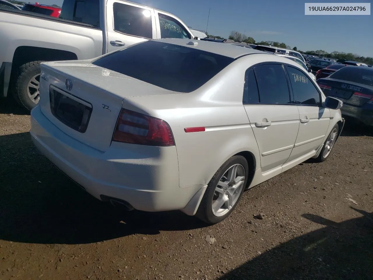 2007 Acura Tl VIN: 19UUA66297A024796 Lot: 72644464