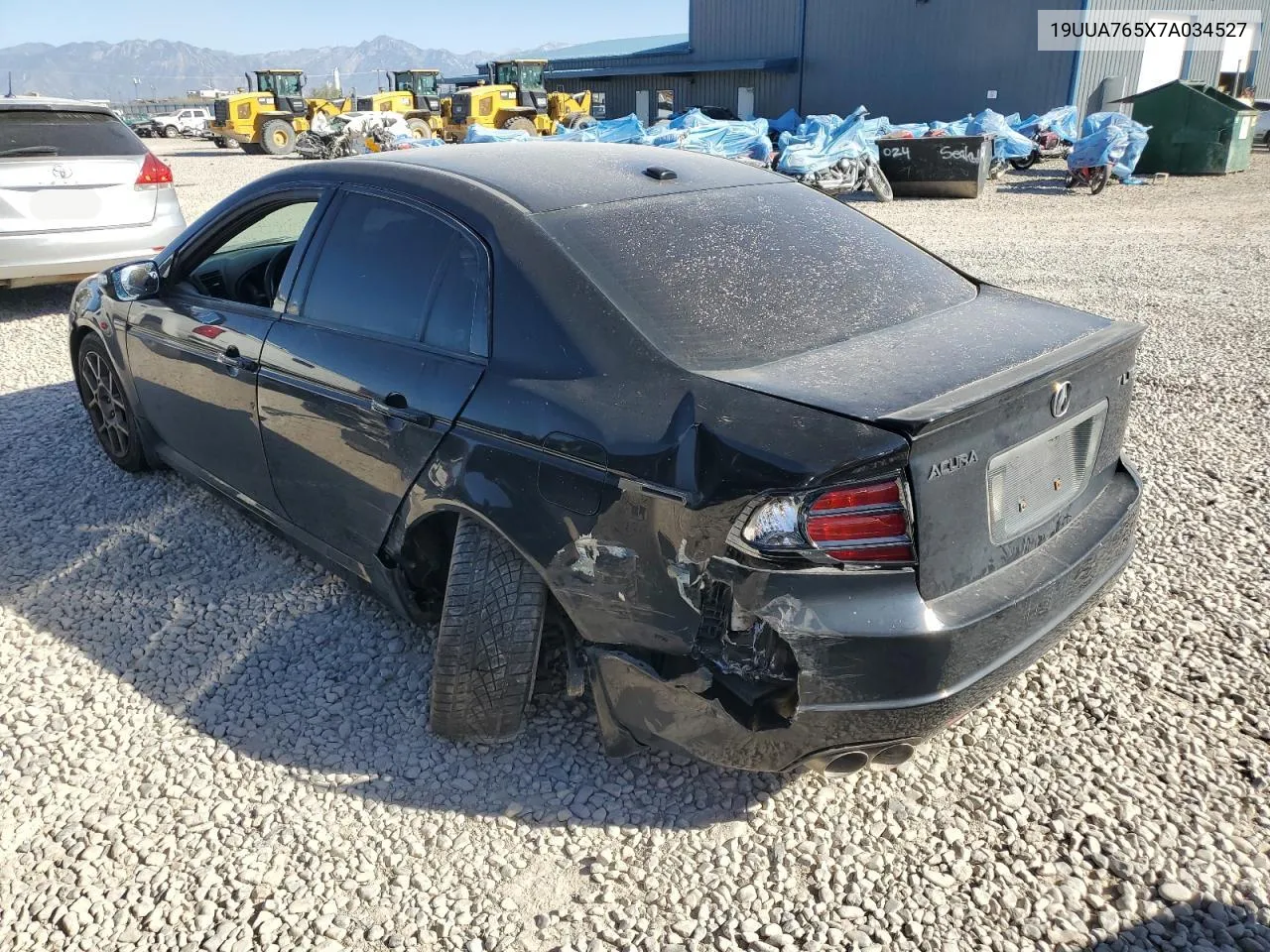 2007 Acura Tl Type S VIN: 19UUA765X7A034527 Lot: 73021634