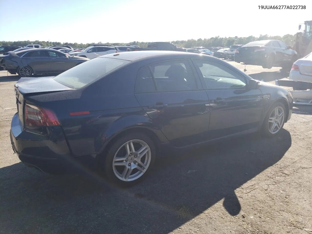 2007 Acura Tl VIN: 19UUA66277A022738 Lot: 74726914