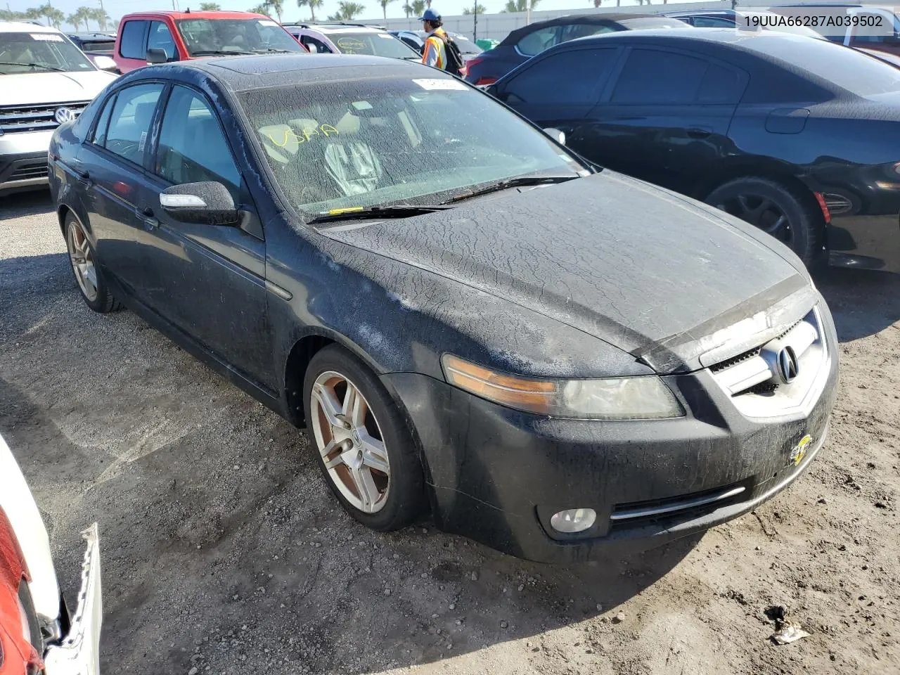 2007 Acura Tl VIN: 19UUA66287A039502 Lot: 74819504