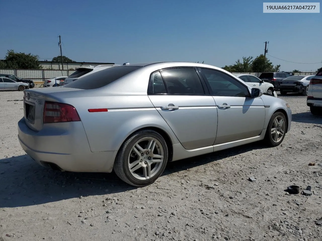 2007 Acura Tl VIN: 19UUA66217A047277 Lot: 75008944