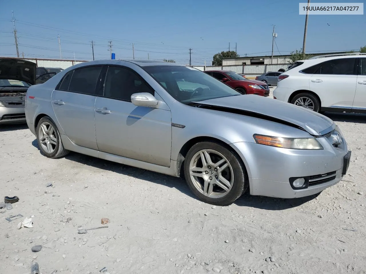 2007 Acura Tl VIN: 19UUA66217A047277 Lot: 75008944