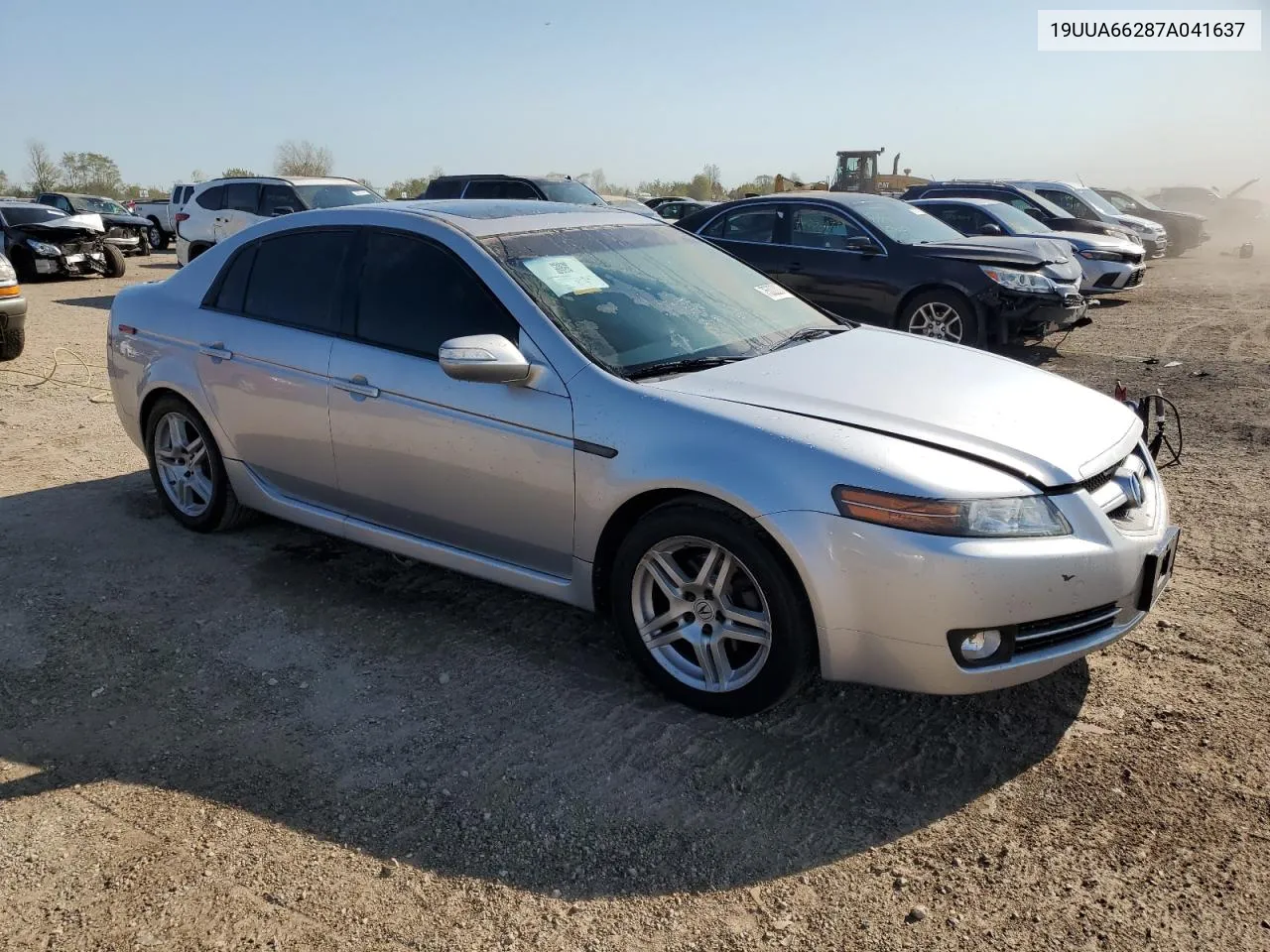 2007 Acura Tl VIN: 19UUA66287A041637 Lot: 75022204