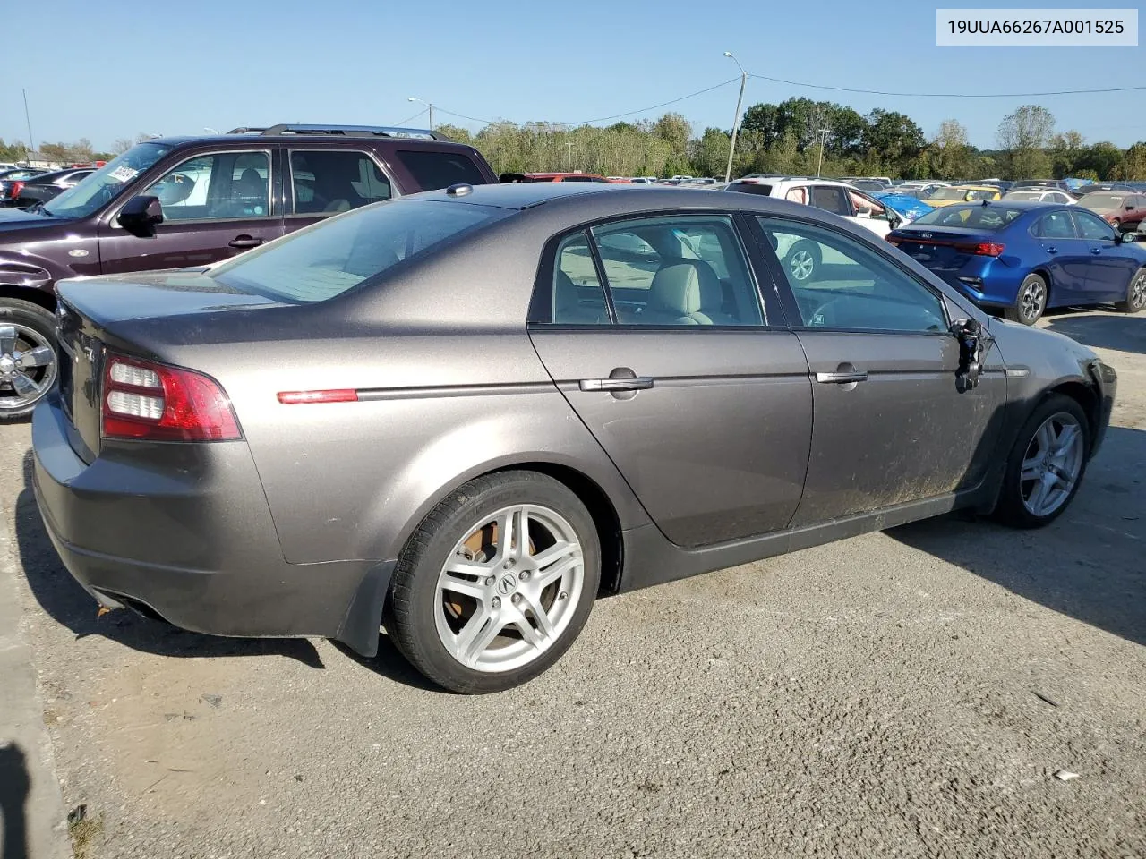 2007 Acura Tl VIN: 19UUA66267A001525 Lot: 75241734