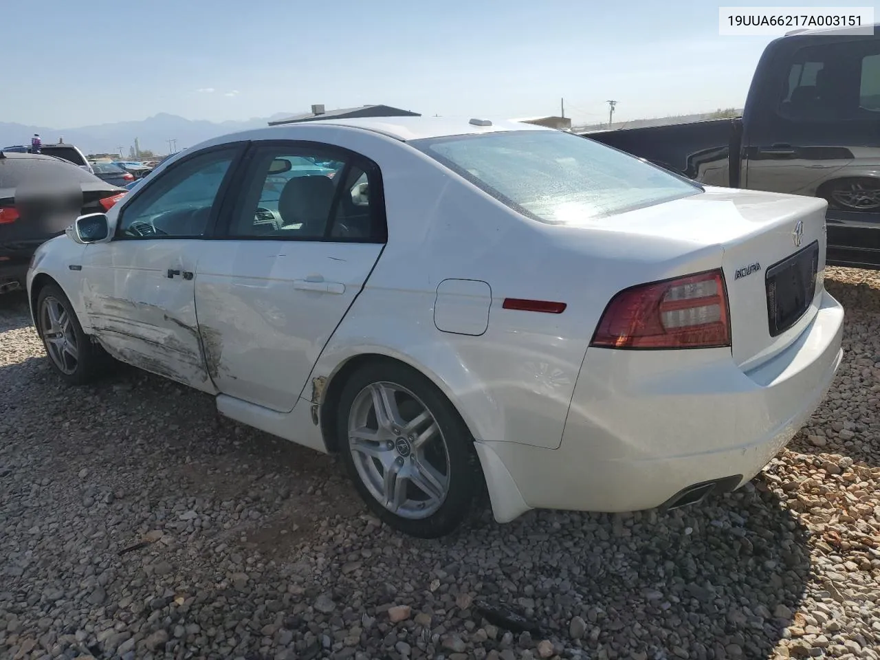 2007 Acura Tl VIN: 19UUA66217A003151 Lot: 75495924