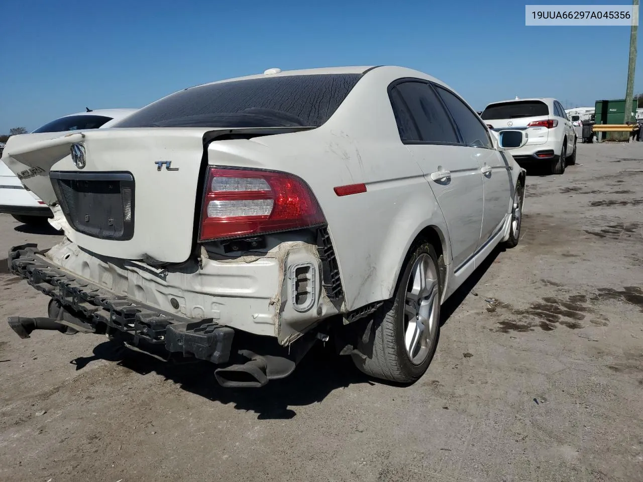 2007 Acura Tl VIN: 19UUA66297A045356 Lot: 75612144