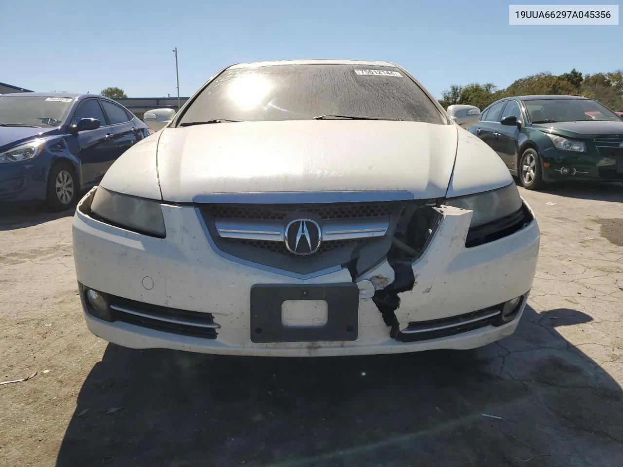 2007 Acura Tl VIN: 19UUA66297A045356 Lot: 75612144