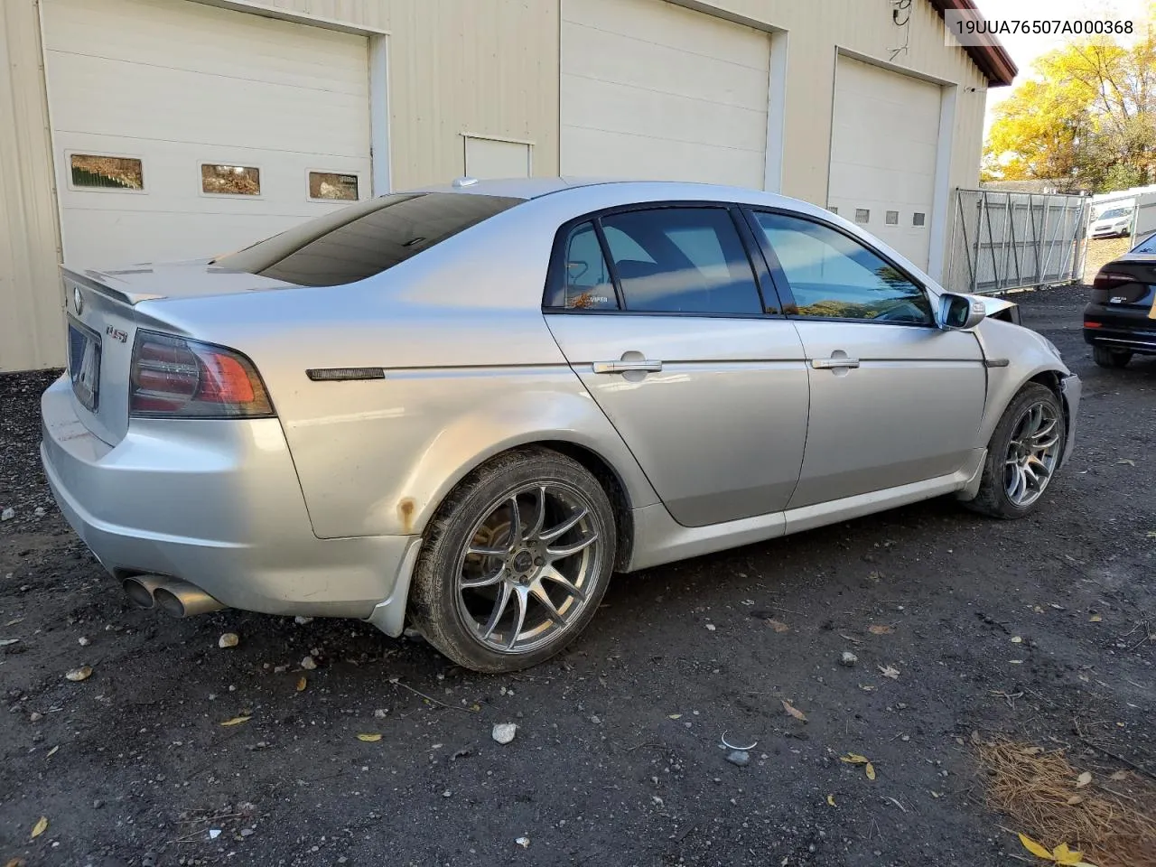 2007 Acura Tl Type S VIN: 19UUA76507A000368 Lot: 75674654