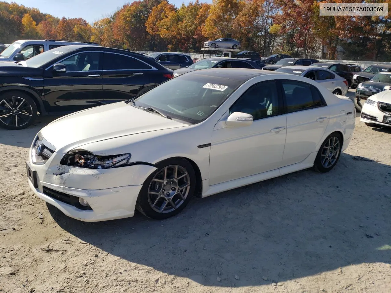 2007 Acura Tl Type S VIN: 19UUA76557A003069 Lot: 76033284