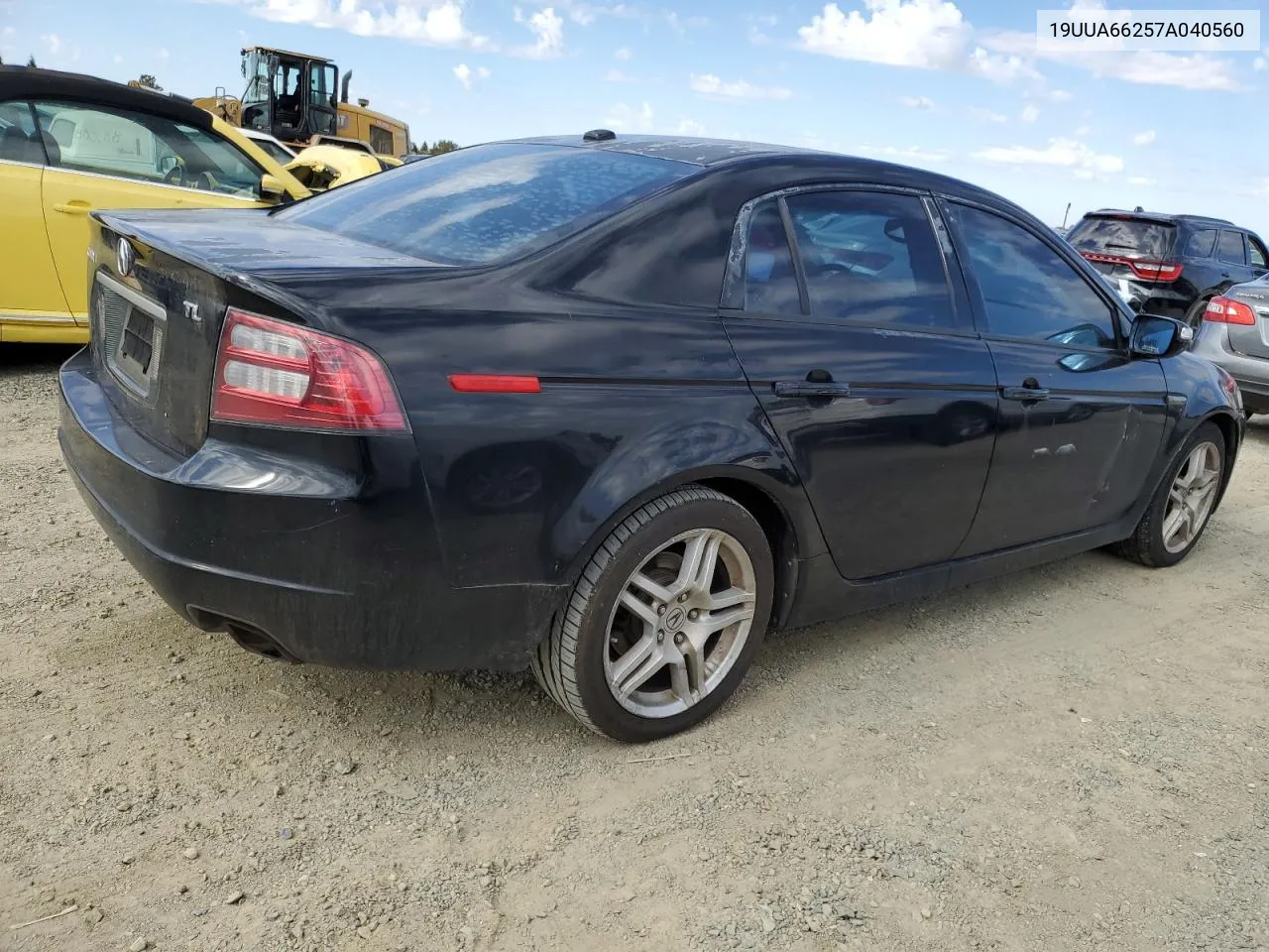 2007 Acura Tl VIN: 19UUA66257A040560 Lot: 76776554