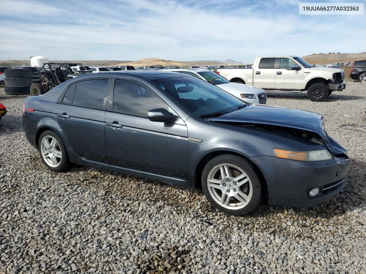 2007 Acura Tl VIN: 19UUA66277A032363 Lot: 77028894