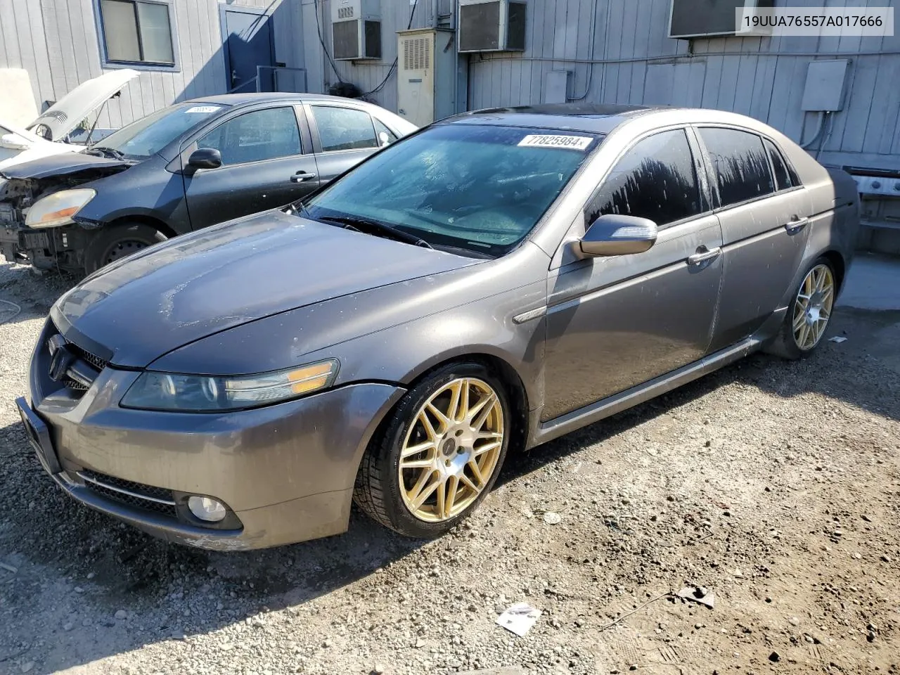 2007 Acura Tl Type S VIN: 19UUA76557A017666 Lot: 77825984