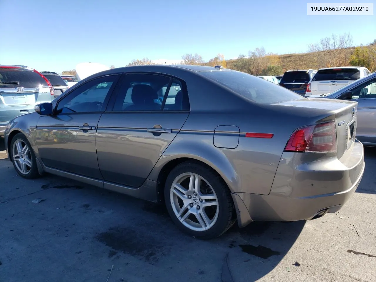 2007 Acura Tl VIN: 19UUA66277A029219 Lot: 78950264