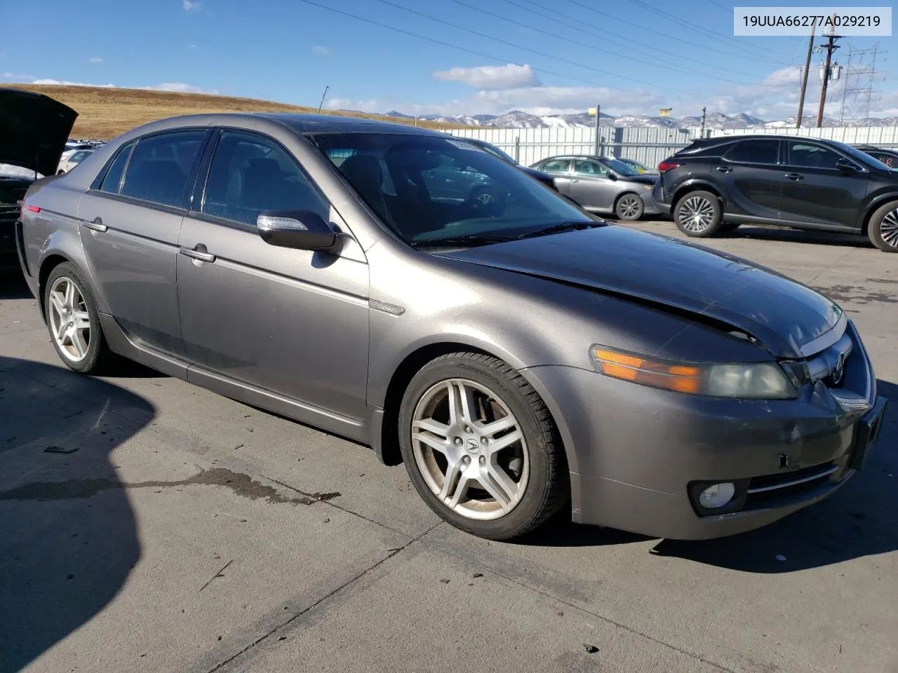 2007 Acura Tl VIN: 19UUA66277A029219 Lot: 78950264