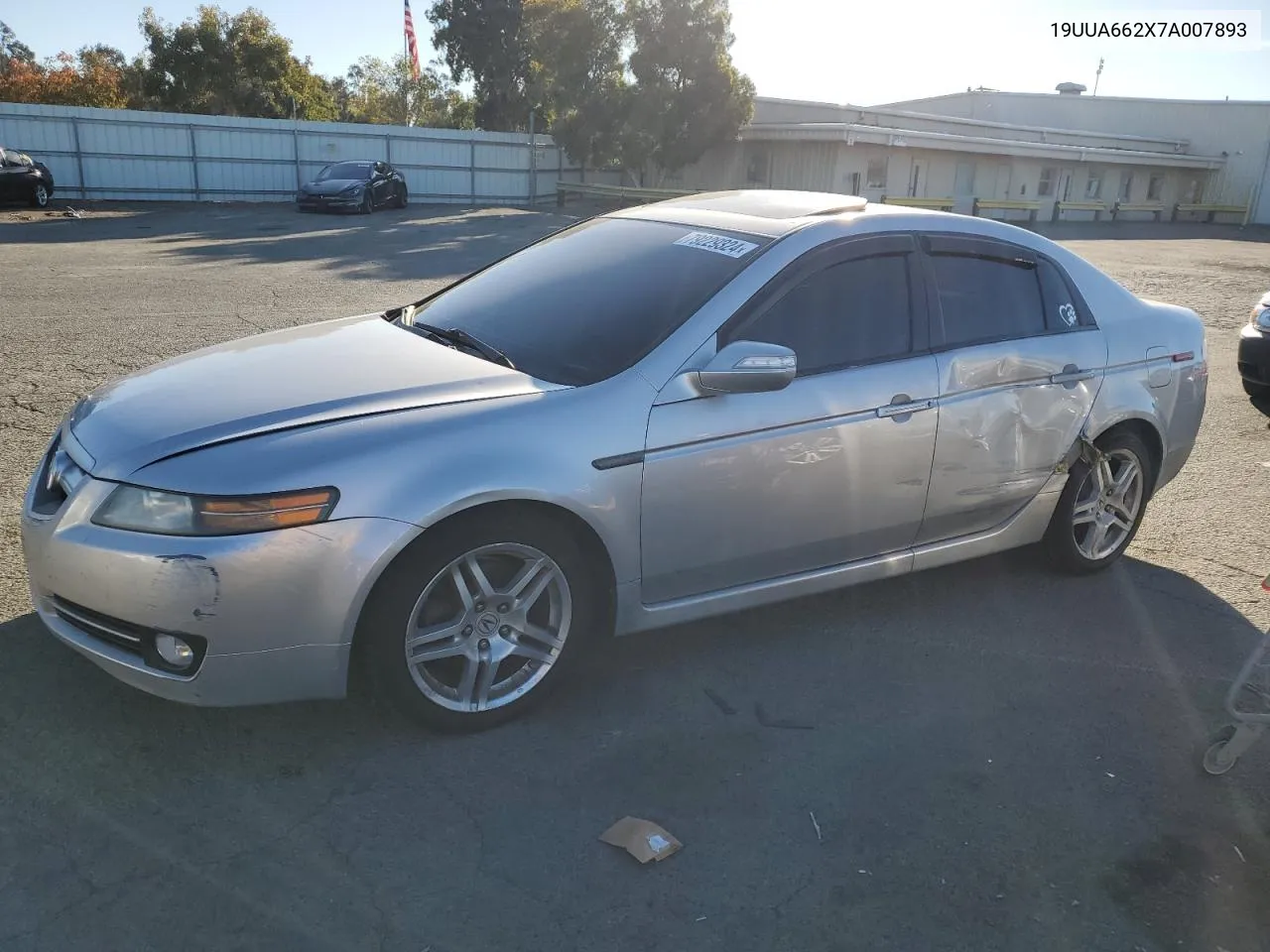 2007 Acura Tl VIN: 19UUA662X7A007893 Lot: 79229324