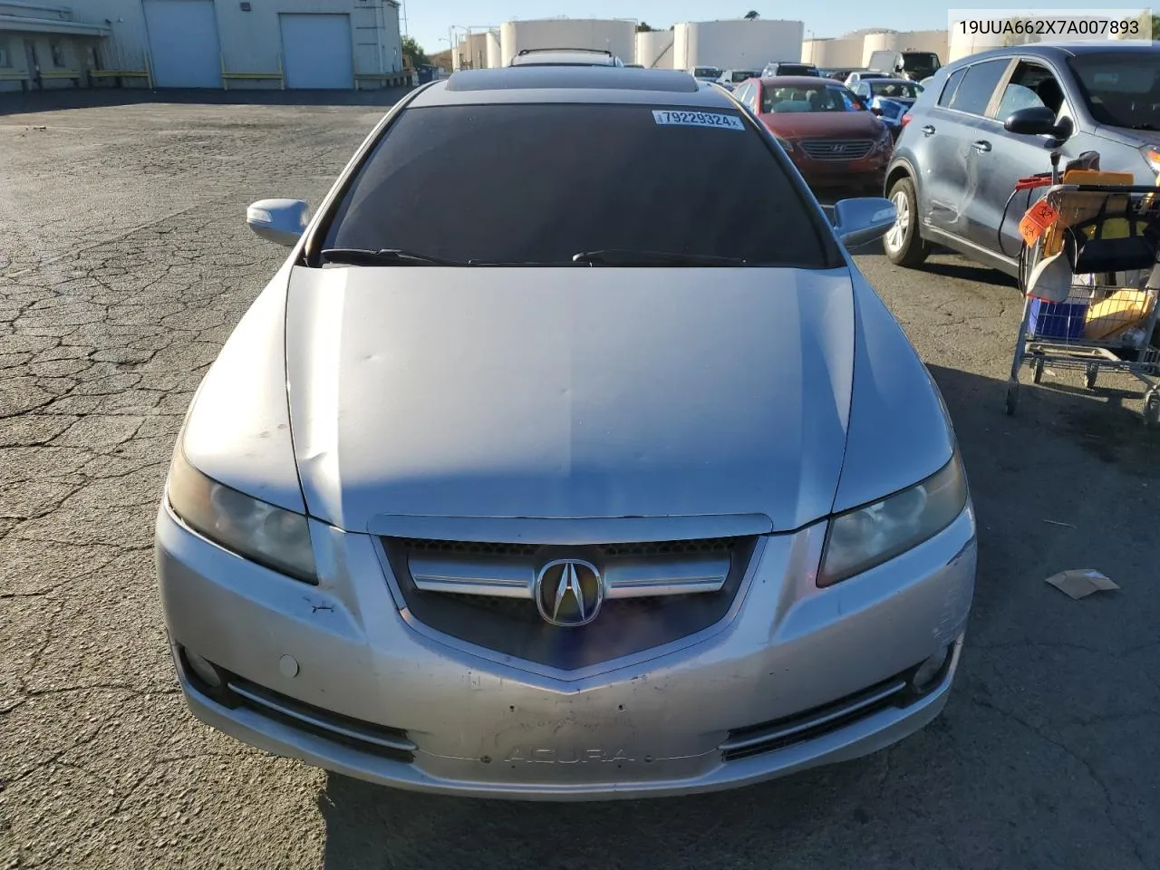 2007 Acura Tl VIN: 19UUA662X7A007893 Lot: 79229324