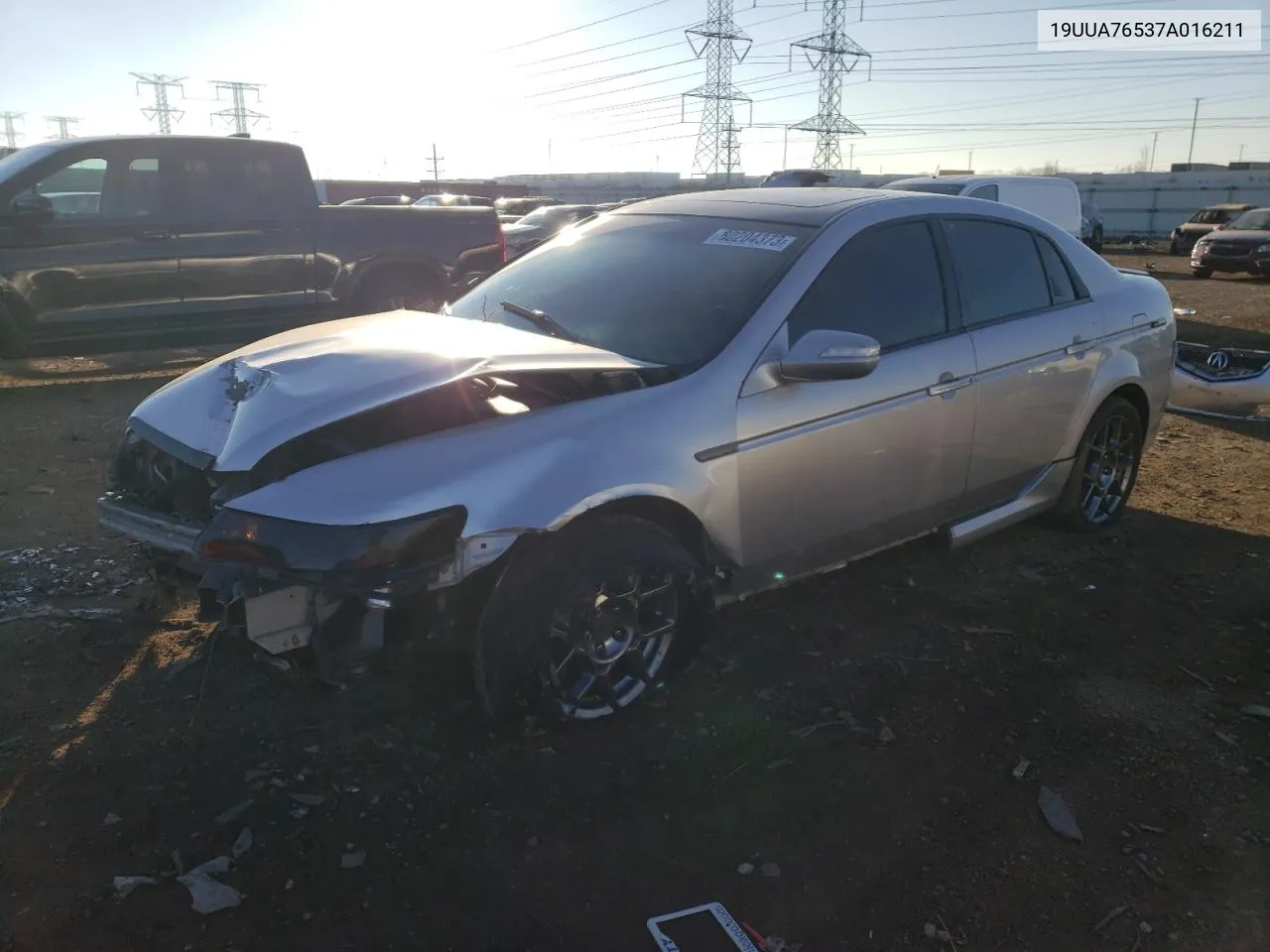 19UUA76537A016211 2007 Acura Tl Type S